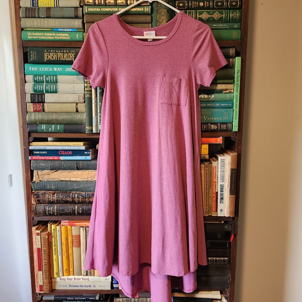 LuLaRoe Heathered Pink Top